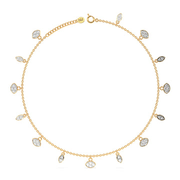 Ellipse Diamond Anklet