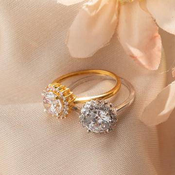 Lustre Solitaire Ring