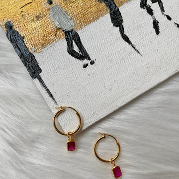 Crimson Earrings