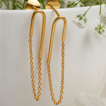 U Pin Earrings