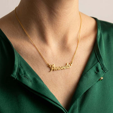 Silver South Name Necklace
