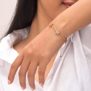 Lily Crush Bracelet in 92.5 Sterling Silver