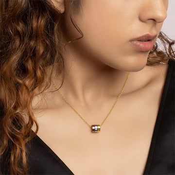 Trio Charm Necklace in 92.5 Sterling Silver