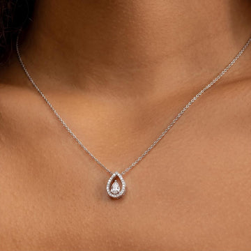Crimson Teardrop Glow in 92.5 Sterling Silver