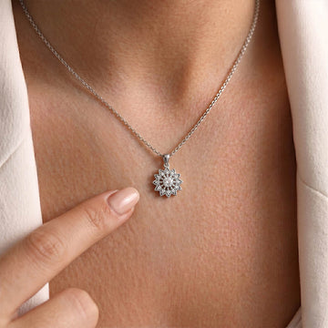 Amma's Radiance Mom's Necklace in 92.5 Sterling Silver