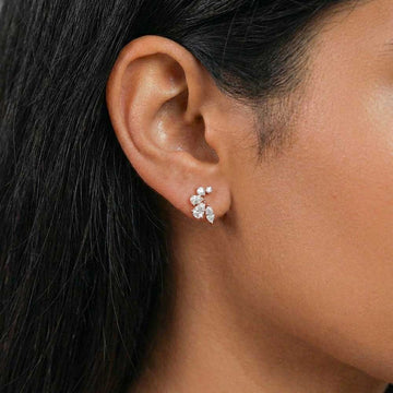 Diamond Vine Climber in 92.5 Sterling Silver
