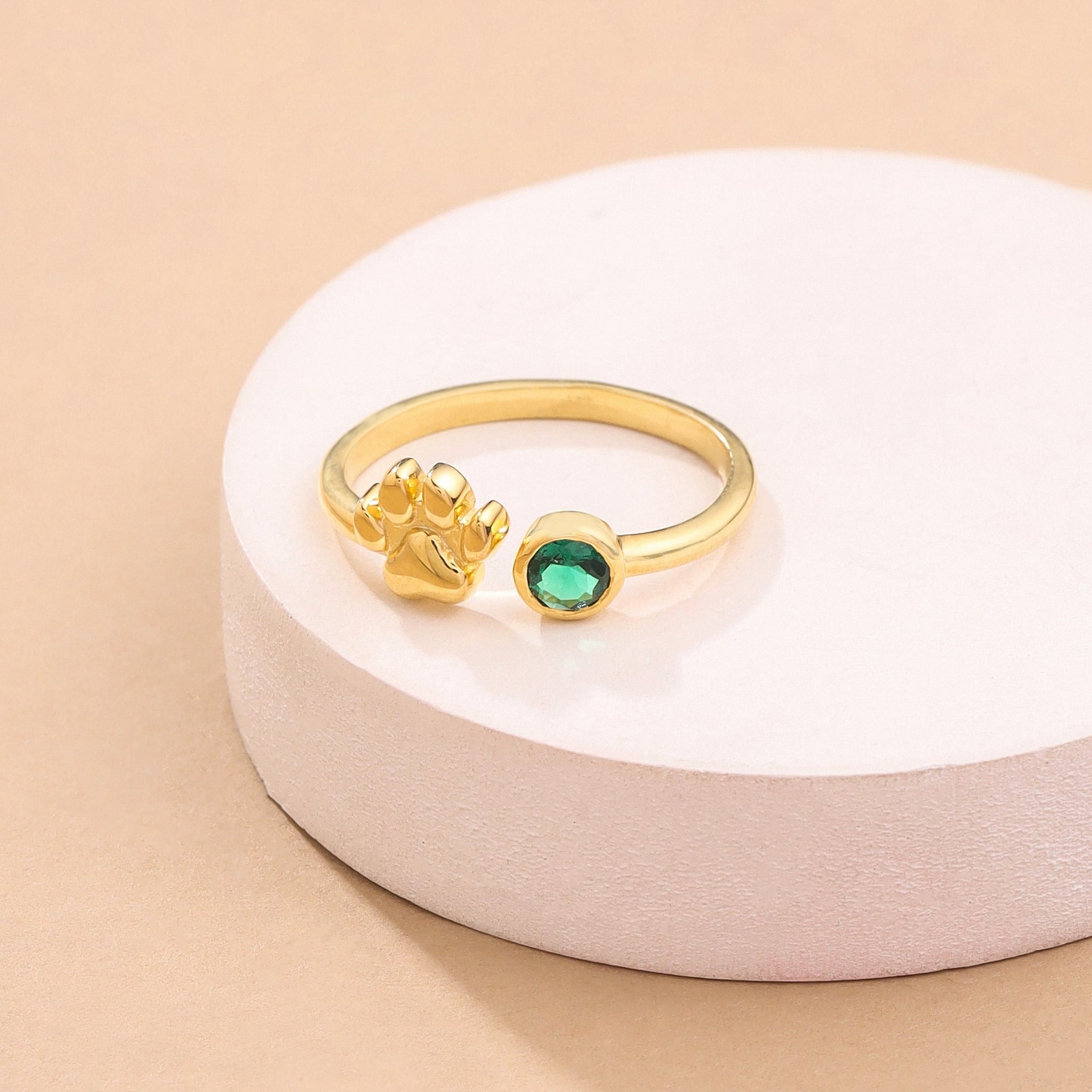 Paw Gem Ring