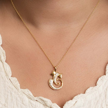 Shree Ganpati Necklace in 92.5 Sterling Silver.