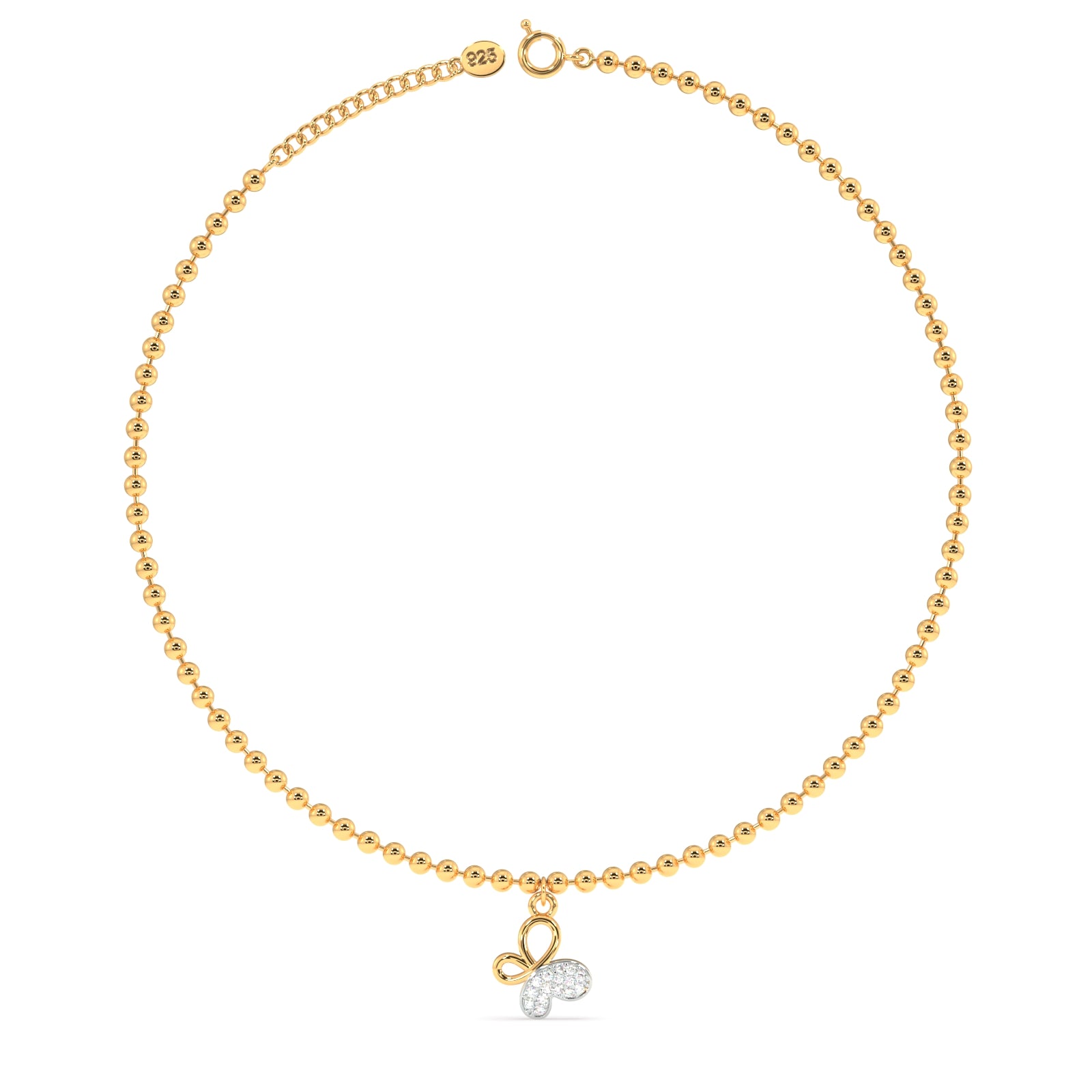 Titli Everlasting Anklet in 92.5 Sterling Silver