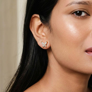 Flutter Glow Studs in 92.5 Sterling Silver