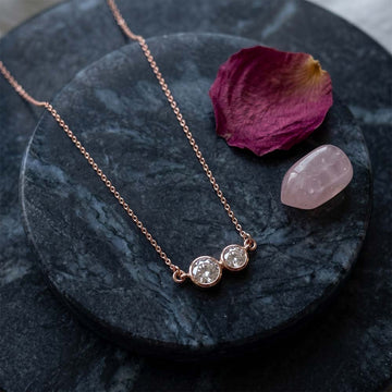 Twin Moon Necklace
