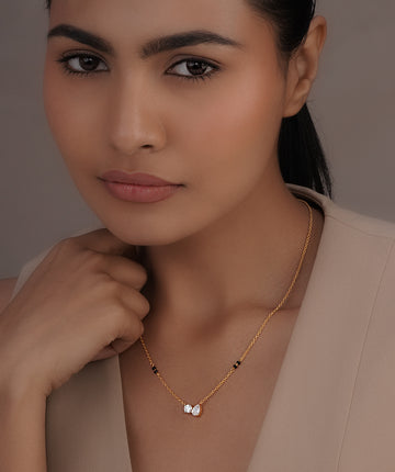 Toi Moi Mangalsutra Necklace in 92.5 Sterling Silver