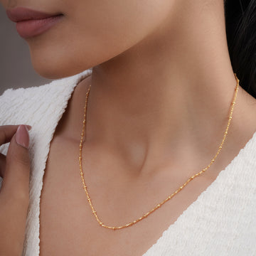 Amaira Bead Chain in 92.5 Sterling Silver
