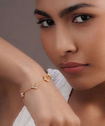 Clover Name Bracelet