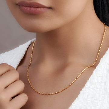 Twist Link Chain Necklace in 92.5 Sterling Silver