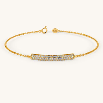 Bling Bar Sparkle Bracelet in 92.5 Sterling Silver