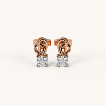 Prema Alankara Stud Earrings in 92.5 Sterling Silver