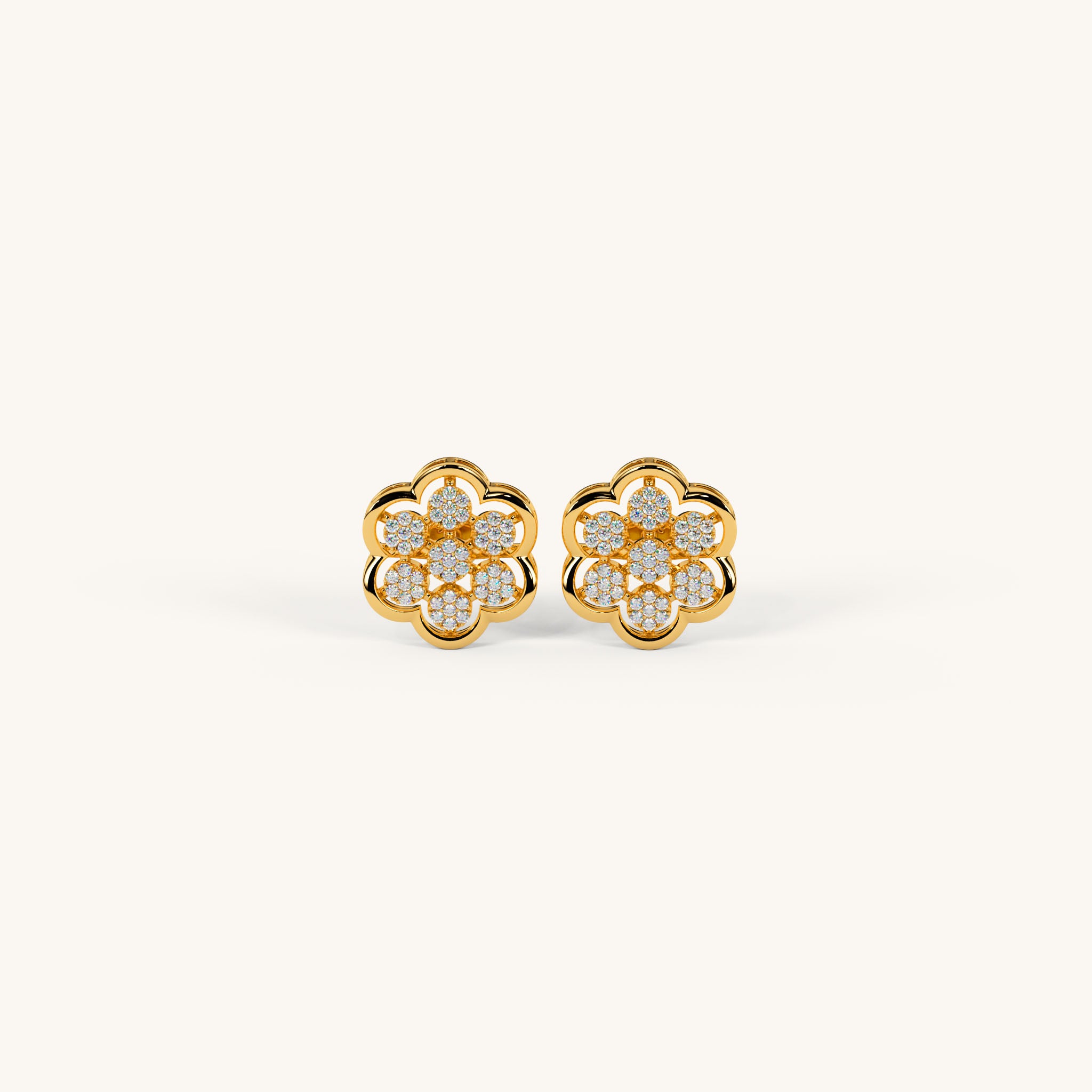 Spark Flora Studs in 92.5 Sterling Silver
