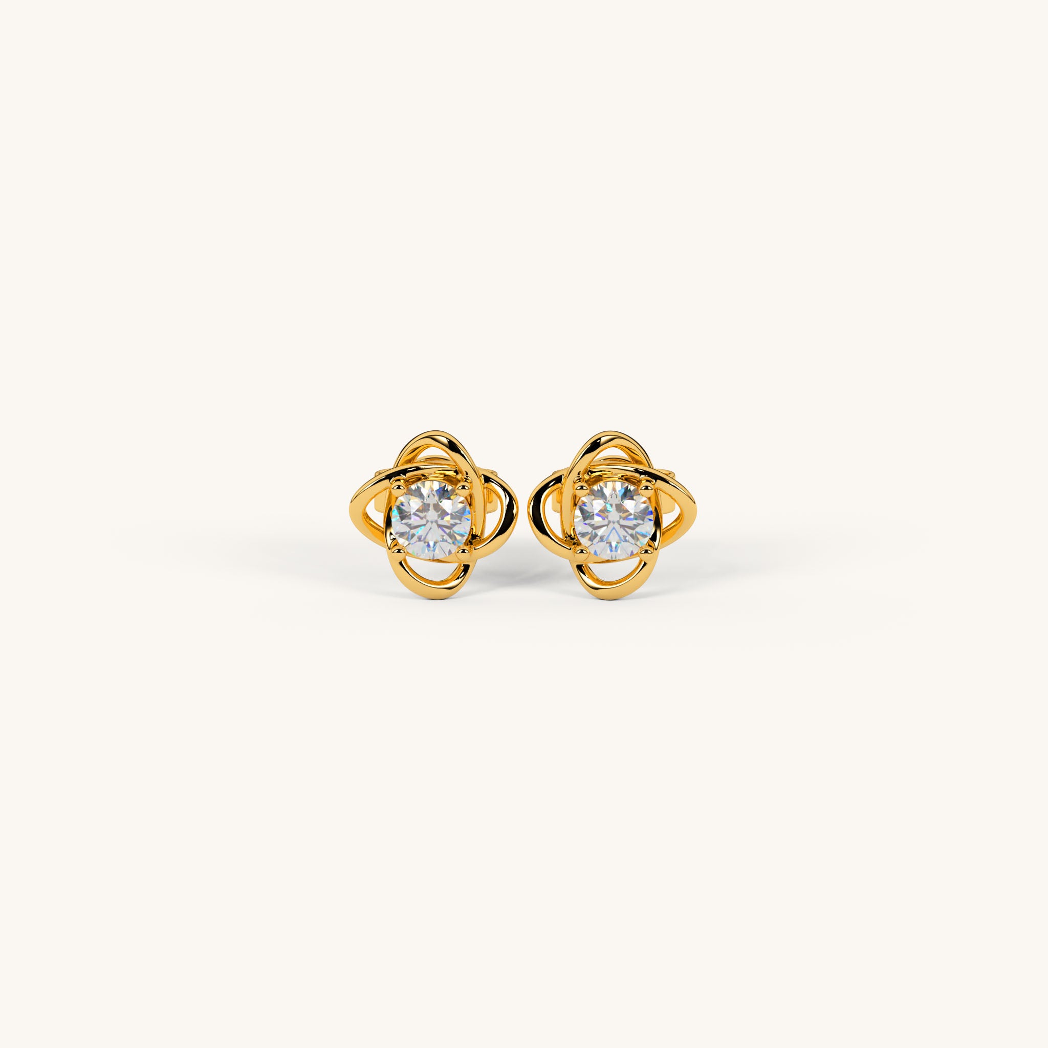 Twirl Luxe Studs in 92.5 Sterling Silver