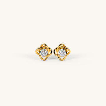 Twirl Luxe Studs in 92.5 Sterling Silver