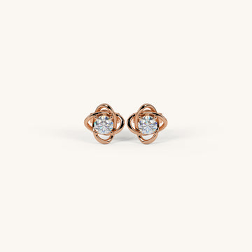 Twirl Luxe Studs in 92.5 Sterling Silver