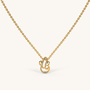Ganpati Symbol Necklace in 92.5 Sterling Silver