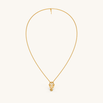 Shubh Labh Ganesha Necklace in 92.5 Sterling Silver