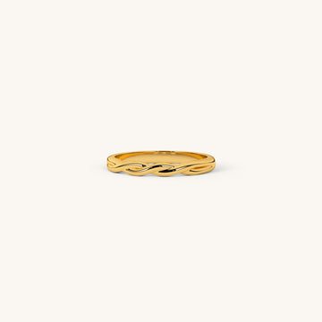 Wavy Luxe Band in 92.5 Sterling Silver