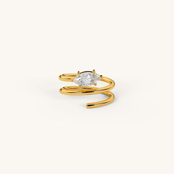 Aurora Stack Ring in 92.5 Sterling Silver