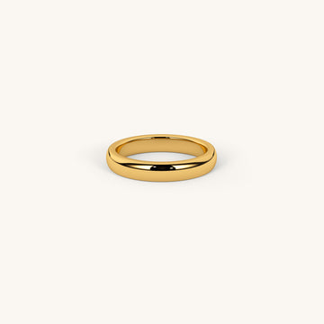 Nova Dome Band in 92.5 Sterling Silver
