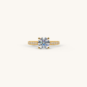 Classic Spark Solitaire Ring in 92.5 Sterling Silver