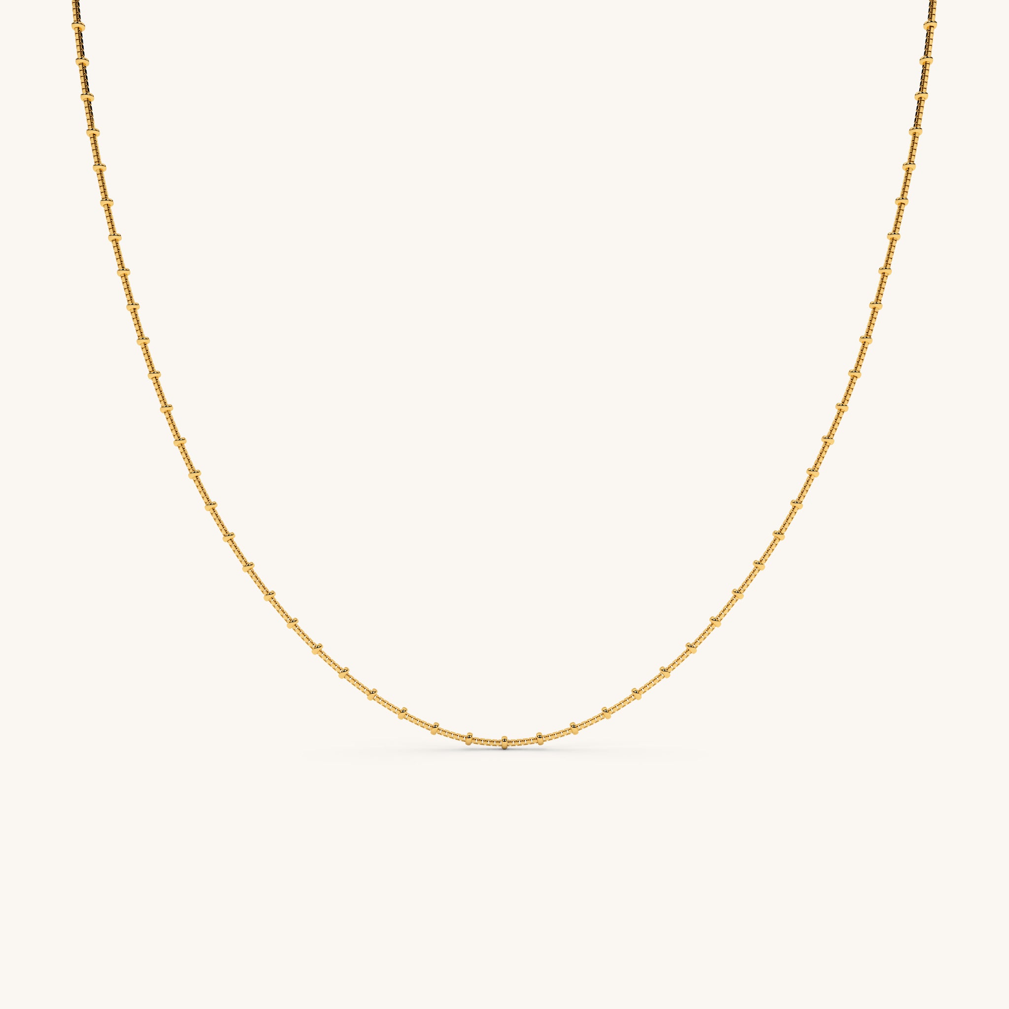 Amaira Bead Chain in 92.5 Sterling Silver