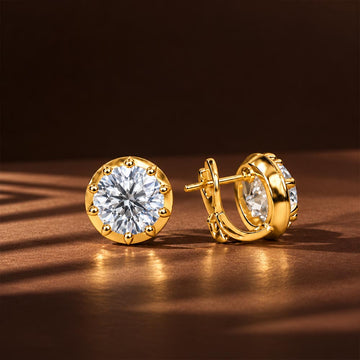 Crown Solitaire Studs