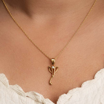 Ganpati Grace Necklace in 92.5 Sterling Silver