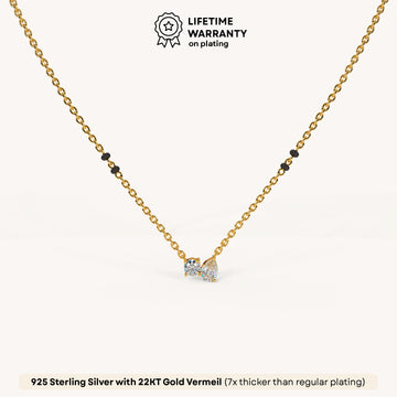 Toi Moi Mangalsutra Necklace in 92.5 Sterling Silver