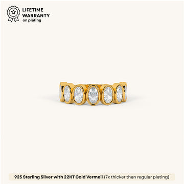 Classic Bezel Band Ring in 92.5 Sterling Silver