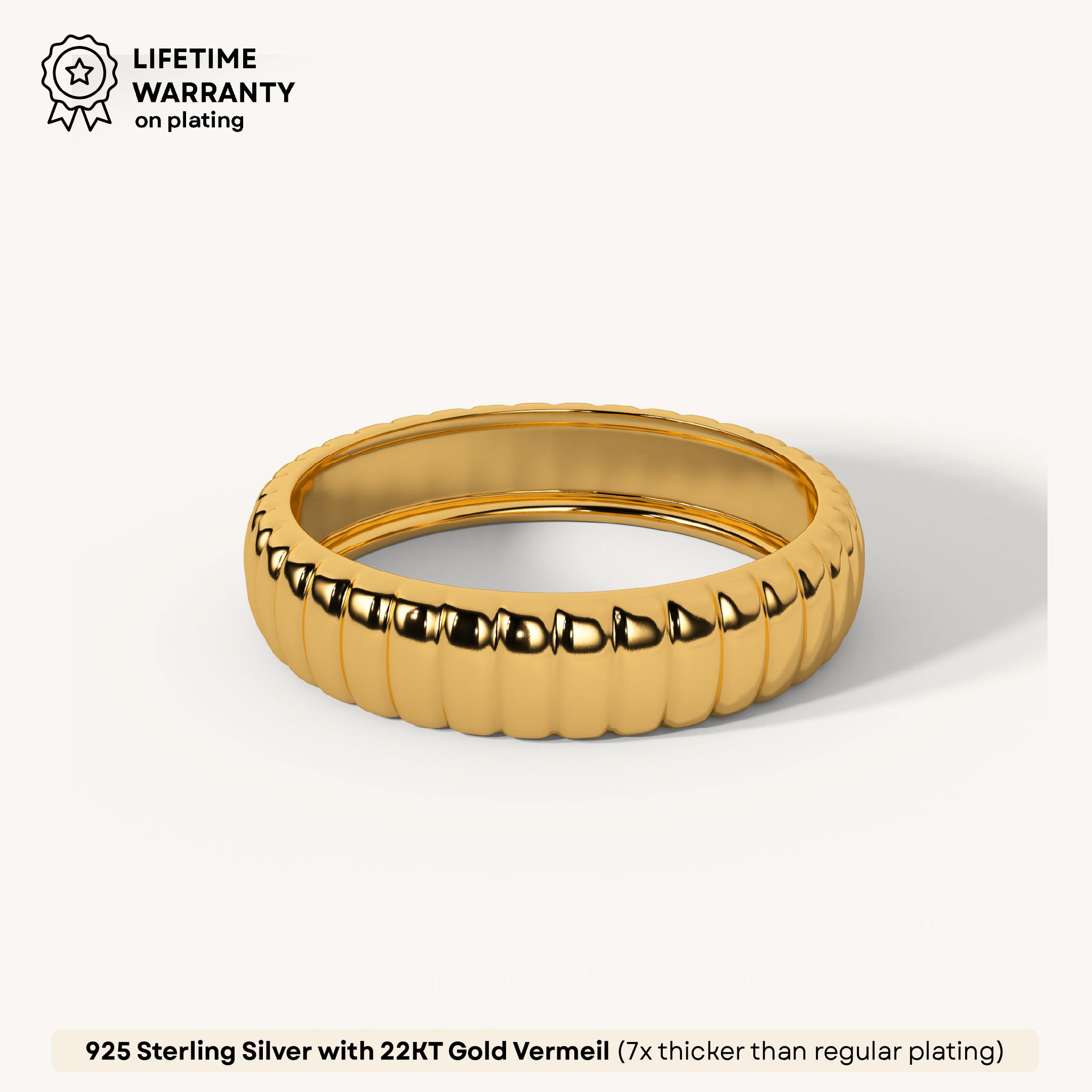 Nura Bold Band in 92.5 Sterling Silver