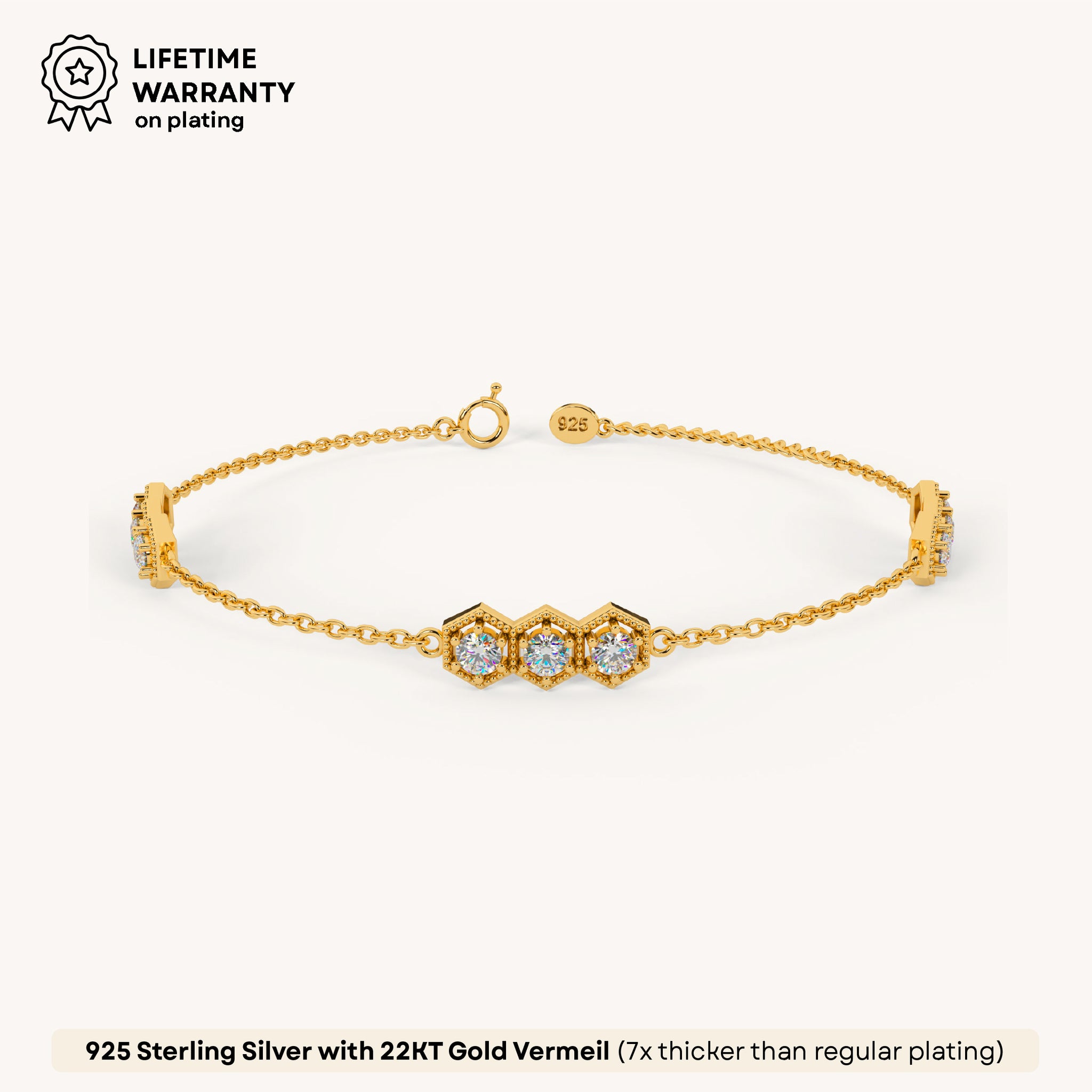 Honey Luxe Bracelet in 92.5 Sterling Silver