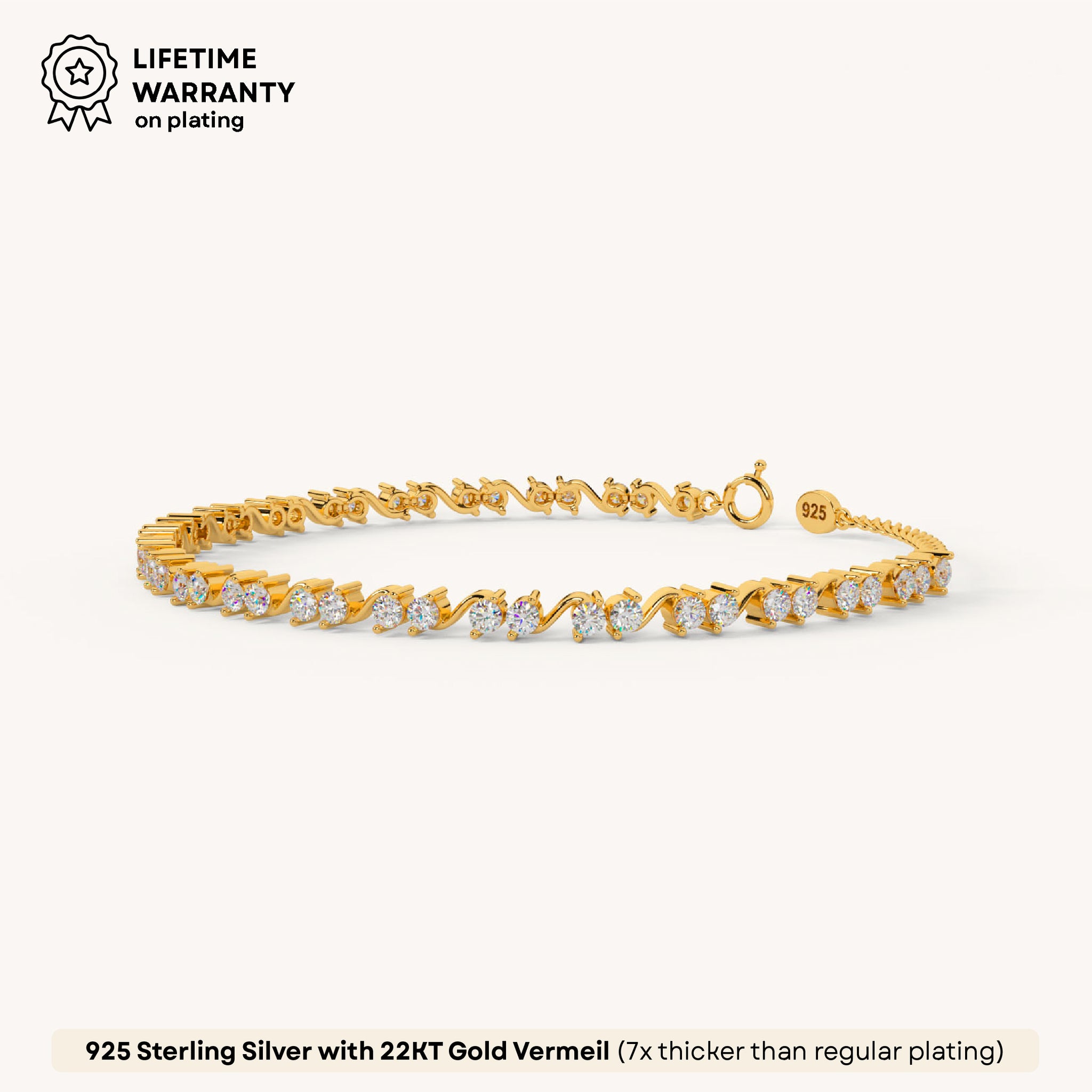 Serene Sparkle in 92.5 Sterling Silver