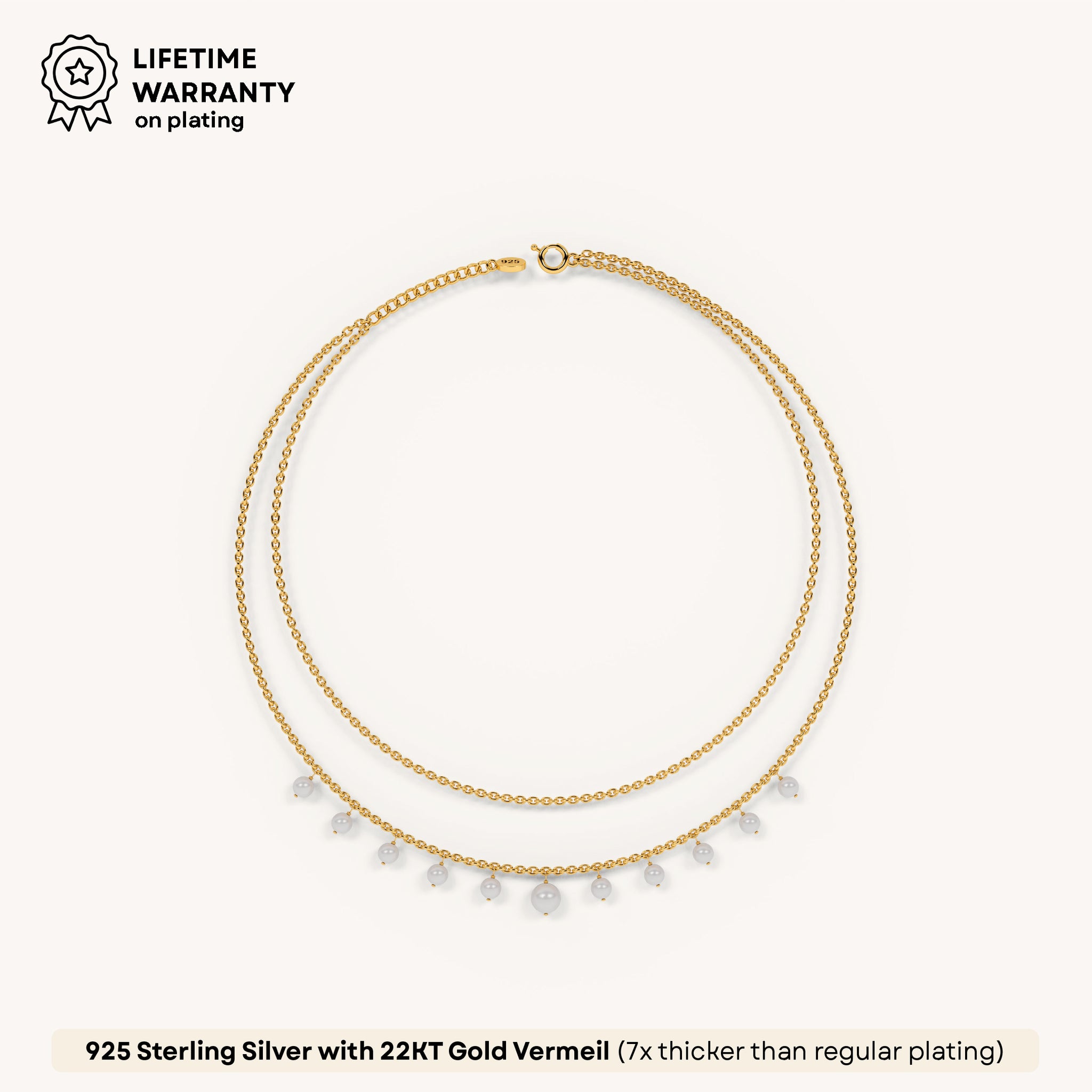 Raaya Drop Anklet in 92.5 Sterling Silver