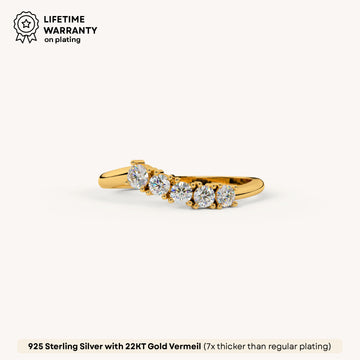 Twist of Elegance Ring in 92.5 Sterling Silver