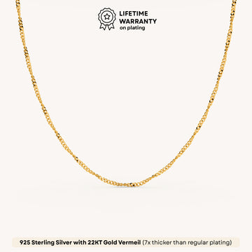 Twist Rope Chain in 92.5 Sterling Silver