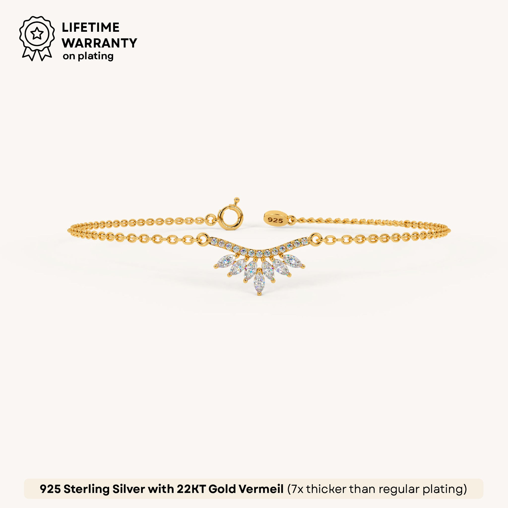 Sunlight Whisper Bracelet in 92.5 Sterling Silver