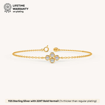 Daisy Bloom Bracelet in 92.5 Sterling Silver