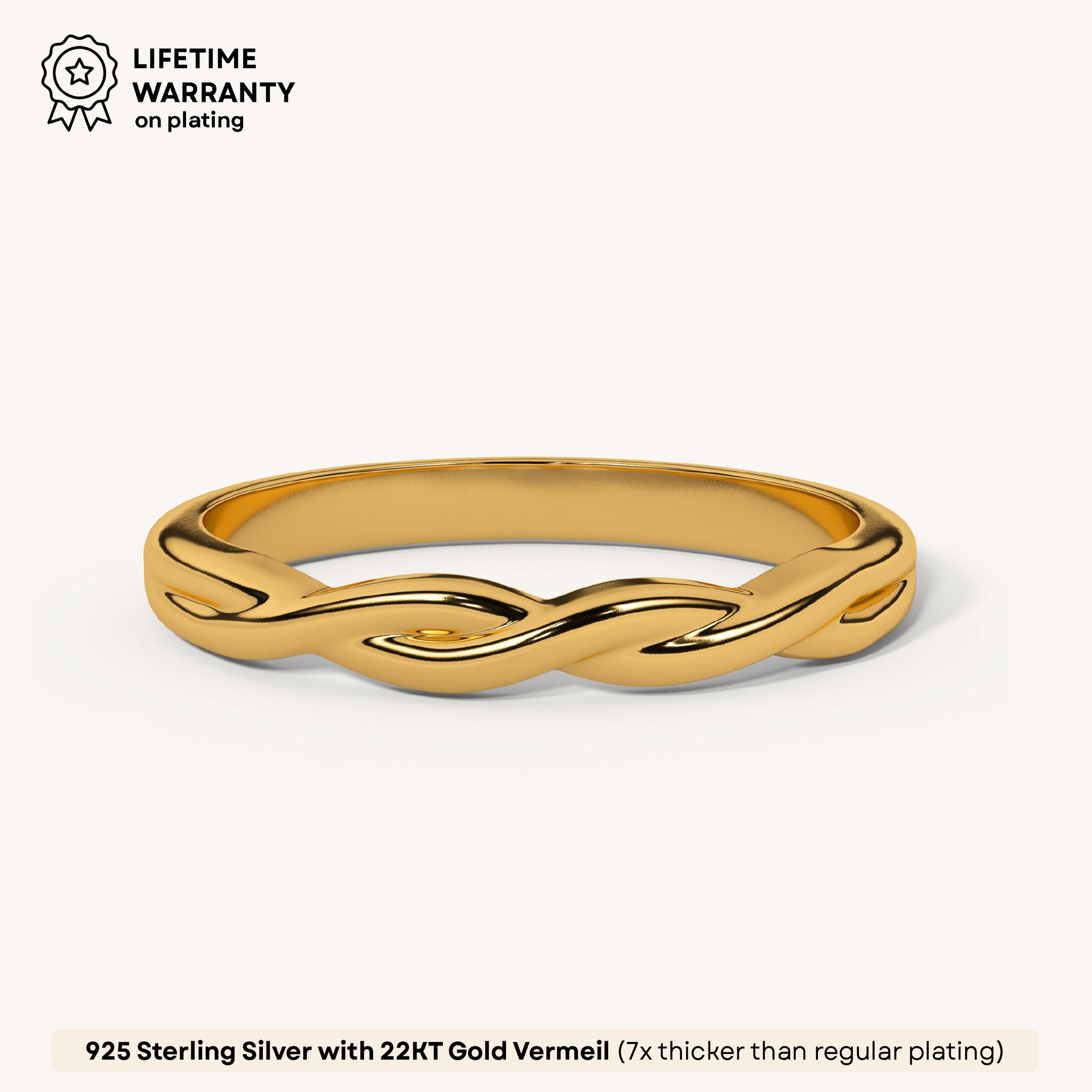 Wavy Luxe Band in 92.5 Sterling Silver