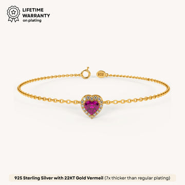 Heart Pop Bracelet in 92.5 Sterling Silver