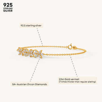 Lira Bracelet in 92.5 Sterling Silver