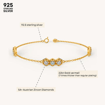 Honey Luxe Bracelet in 92.5 Sterling Silver
