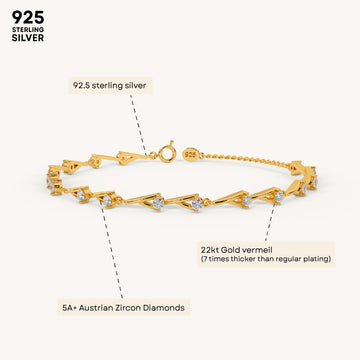 Vela Bracelet in 92.5 Sterling Silver