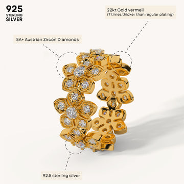Prarie Ring in 92.5 Sterling Silver